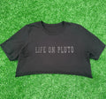 'Out Of Reach' Tonal Crop Tee