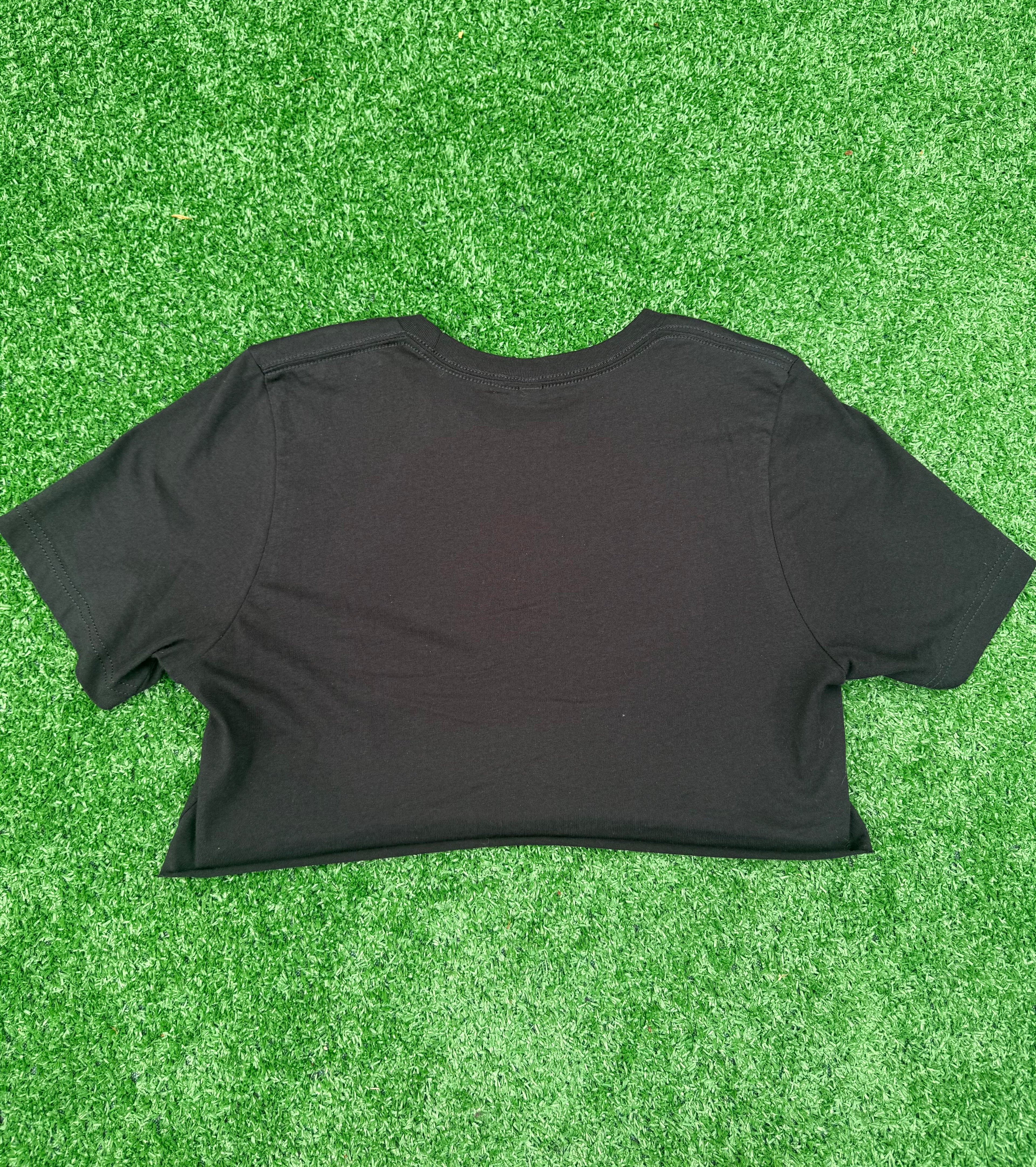 'Out Of Reach' Tonal Crop Tee