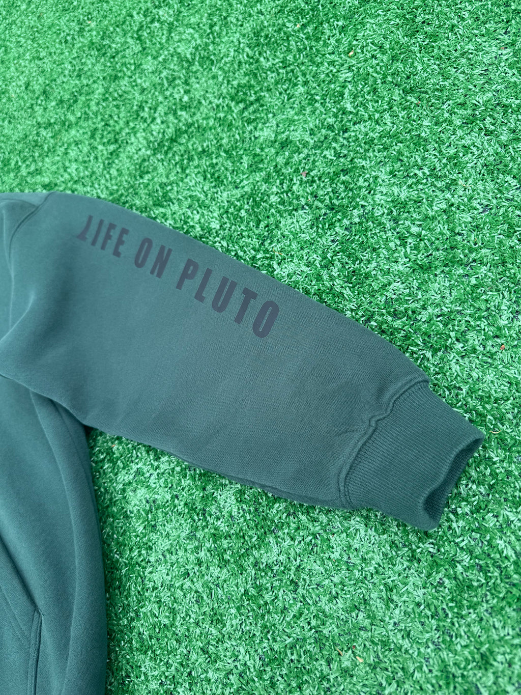 'Out Of Reach' Eden Green Heavyweight Oversized Pullover Hoodie