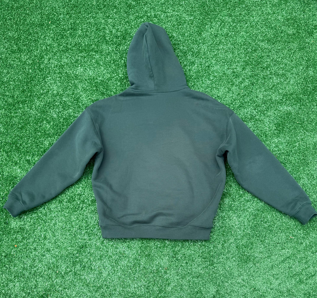 'Out Of Reach' Eden Green Heavyweight Oversized Pullover Hoodie