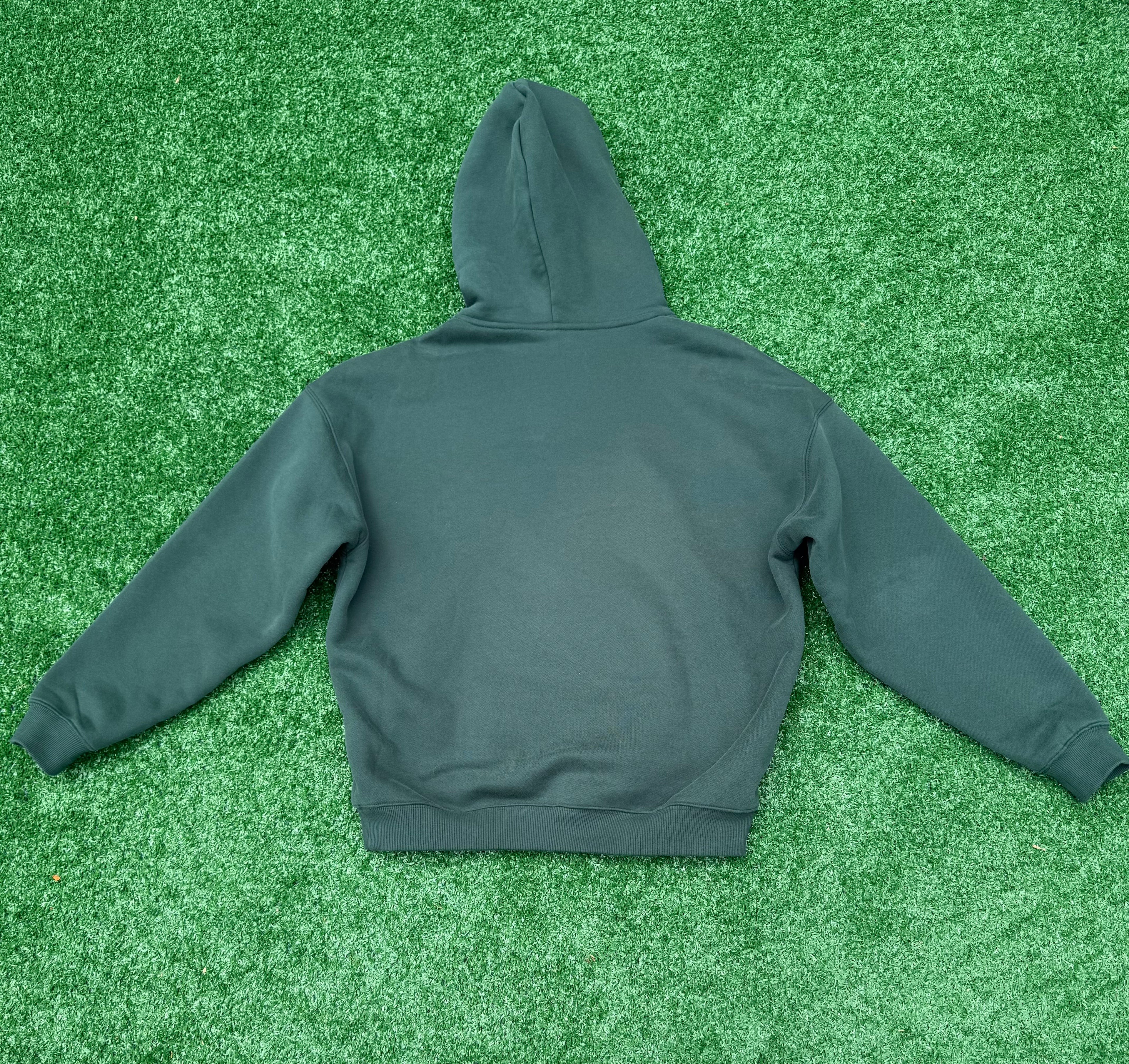 'Out Of Reach' Eden Green Heavyweight Oversized Pullover Hoodie