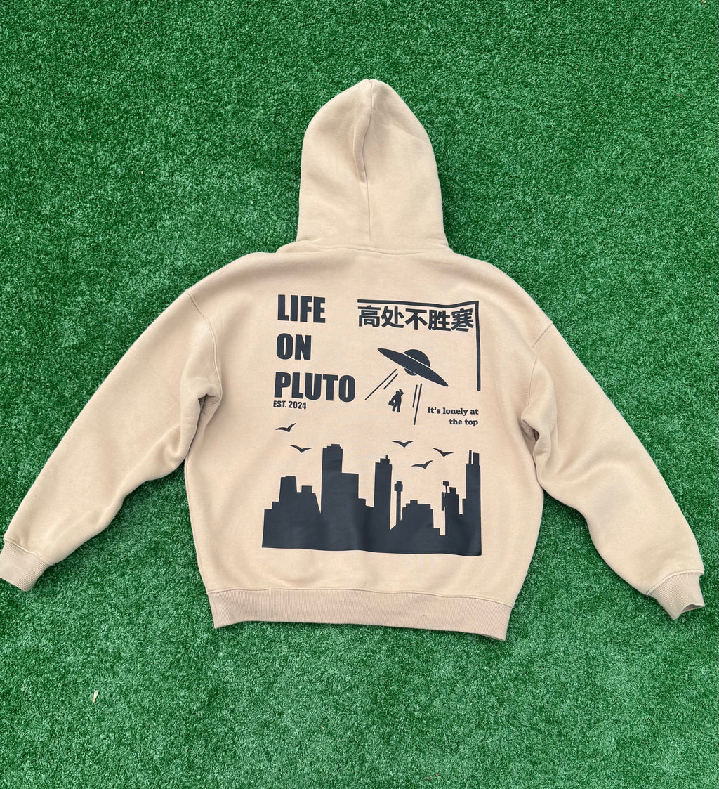 'It's Lonely At The Top' Heavyweight Oversized Pullover Hoodie