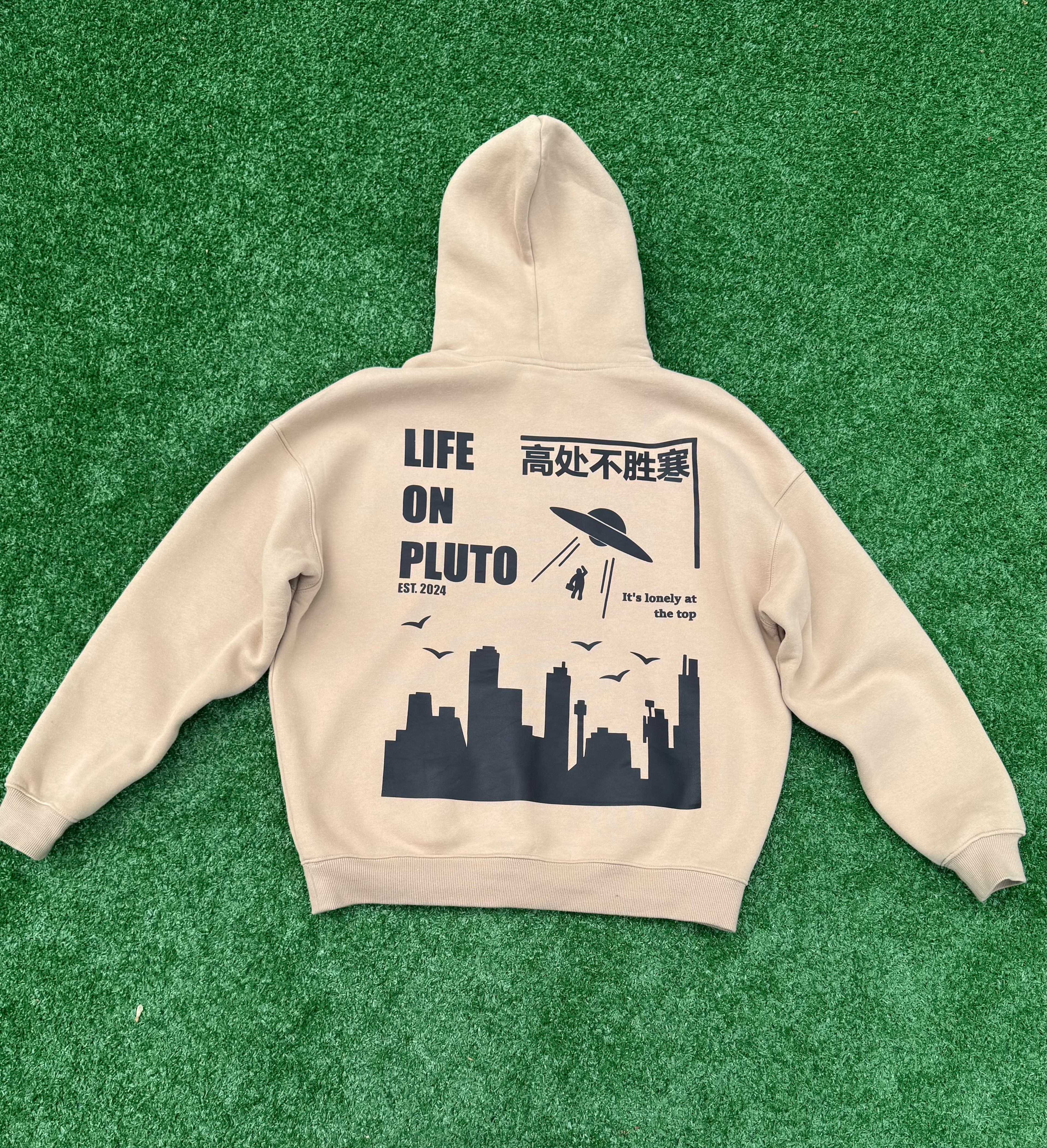 'It's Lonely At The Top' Heavyweight Oversized Pullover Hoodie